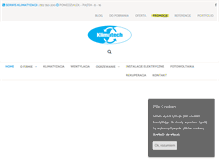 Tablet Screenshot of klimatech-gorzow.pl